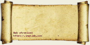 Hana Joksimović vizit kartica